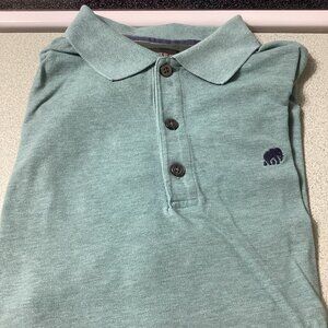 Banana Republic Solid Pique Polo Teal Ocean Polo Shirt Gently Used - Small